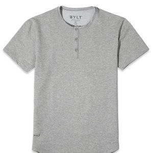 Bylt Lux Blend Henley Light Gray Large